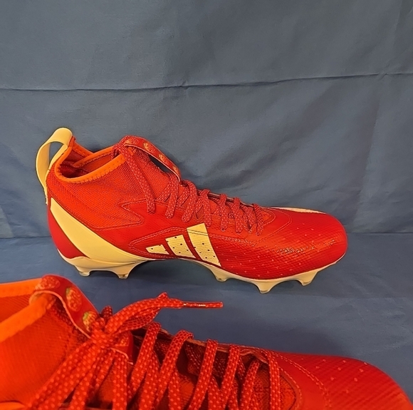 New No Box Adidas Men US 11 Adizero Impact Speed Juice Football Cleats Red White main image 11